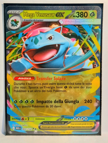 Pokemon carta mega - venusaur, ex