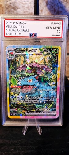 Pokemon venusaur sar signed - pokemon, ex
