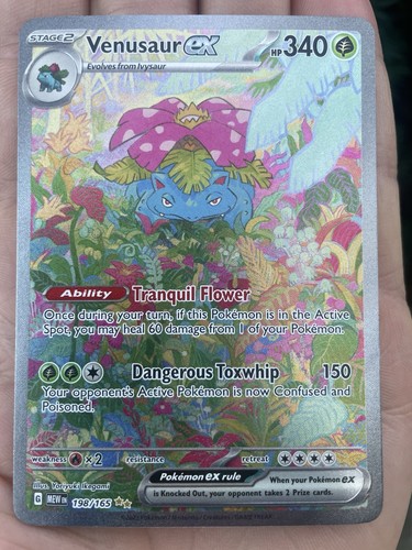Venusaur 198 165 sv - ex,
