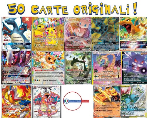 Lotto carte pokemon con - 50,