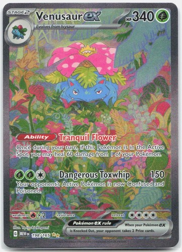 Pokemon venusaur 198 165 - pokemon, ex