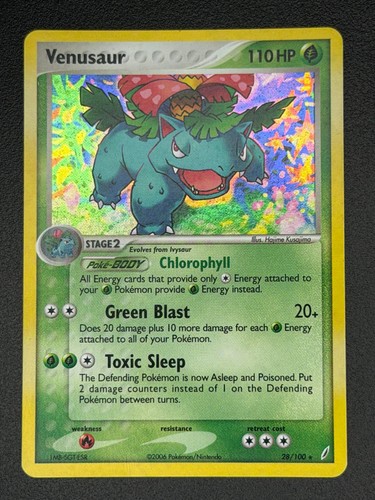 Pokemon venusaur reverse holo - pokemon,