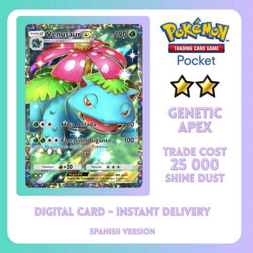 Pokemon tcg pocket venusaur - tcg,