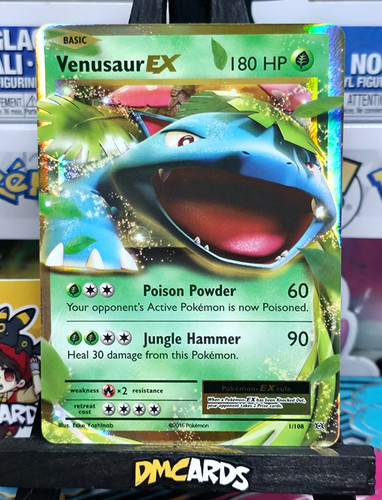 Pokemon venusaur 108 xy - pokemon, ex