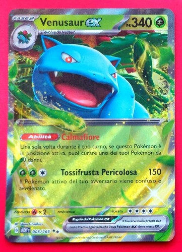Carta pokemon venusaur - carta,