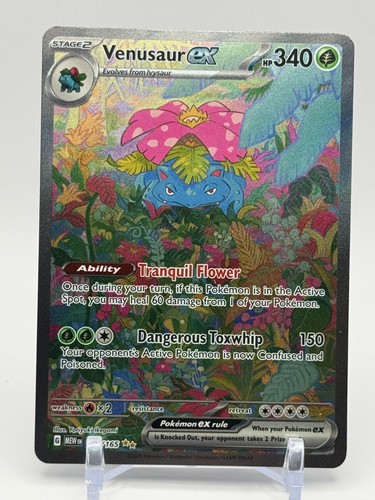 Venusaur 198 165 sv - ex, 198/165