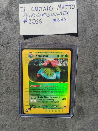Carta pokemon venusaur - carta,