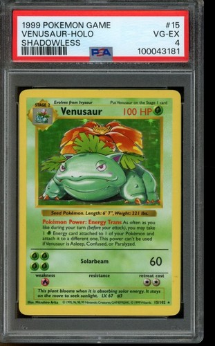 Psa pokemon venusaur - psa, 4