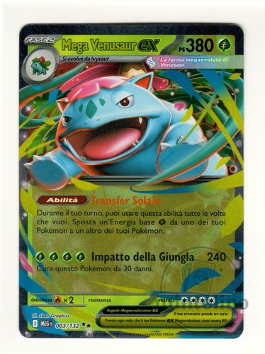 Mega venusaur meg - ex,